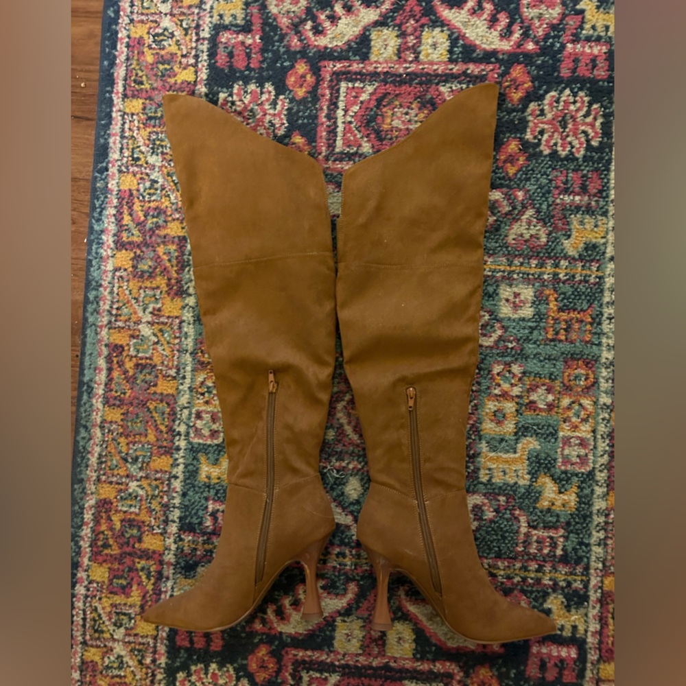 High Knee Heel Boots